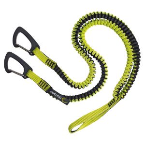 Edelrid Spinner Leash, leash for ice axes, green and black. For ice climbing and mixed climbing.