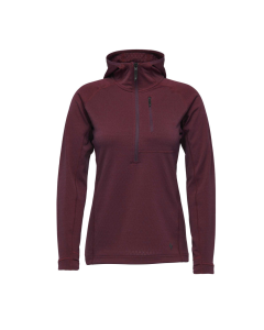 Black Diamond Women's Coefficient Quarter Zip Fleece Hoody